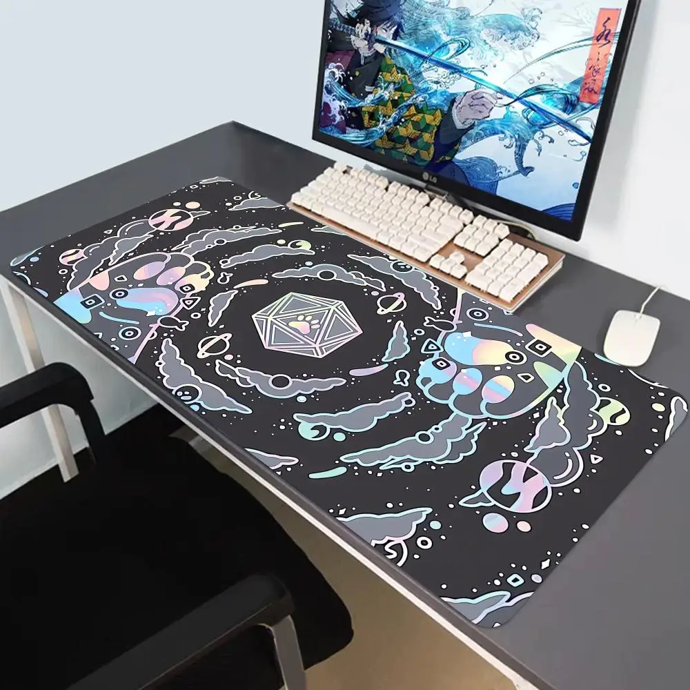 

Большой игровой коврик для мыши с плавающим когтем HD Компьютерные офисные игровые настольные коврики XXL Резиновые противоскользящие длинные коврики для клавиатуры