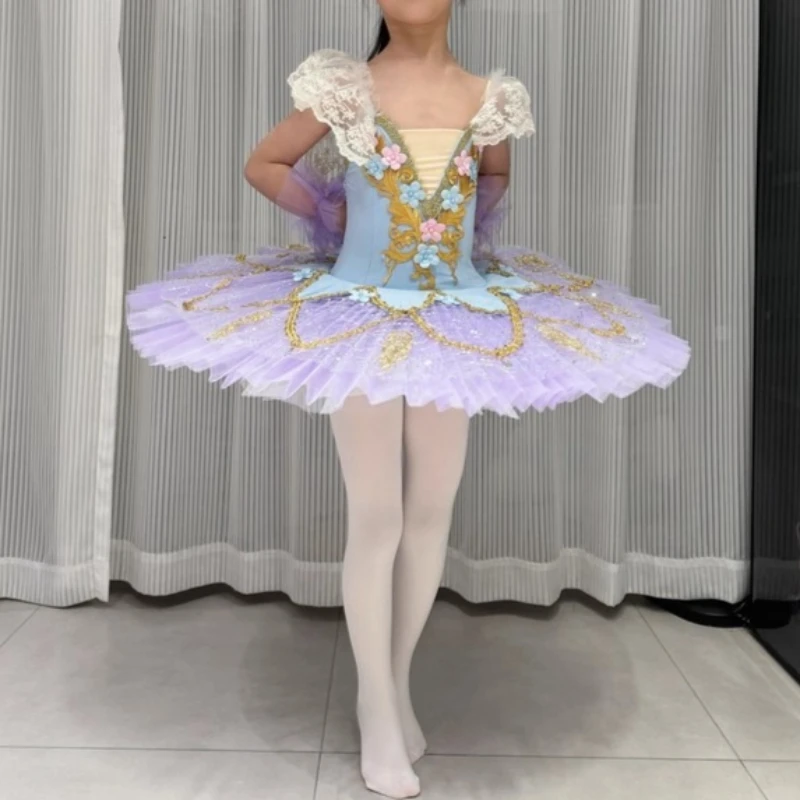 

Балетные купальники-пачки для девочек, танцевальная одежда для выступлений, детские костюмы балерины, новые платья принцессы