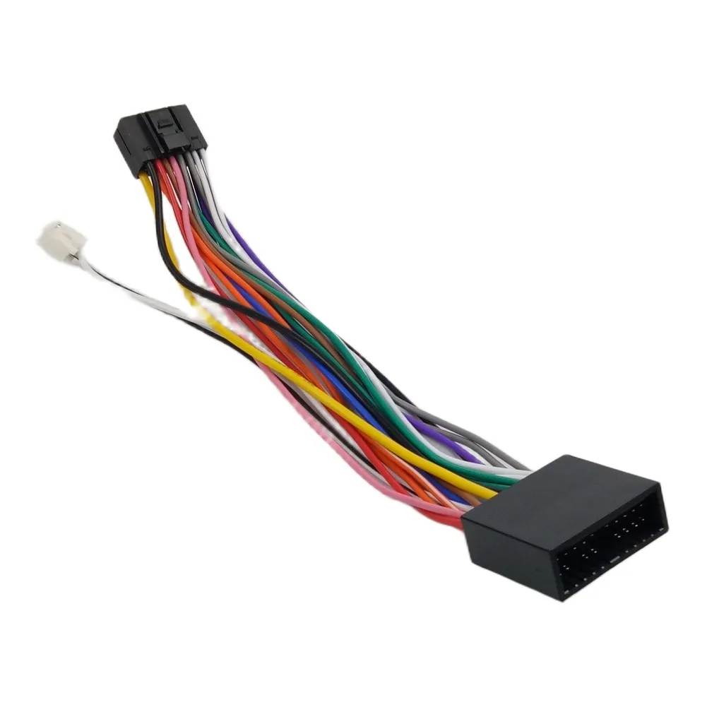 Car Stereo Radio 16Pin To 20Pin Cable Adapters Male To Female Connector Wiring Plug-and-Play Automotive Accessories