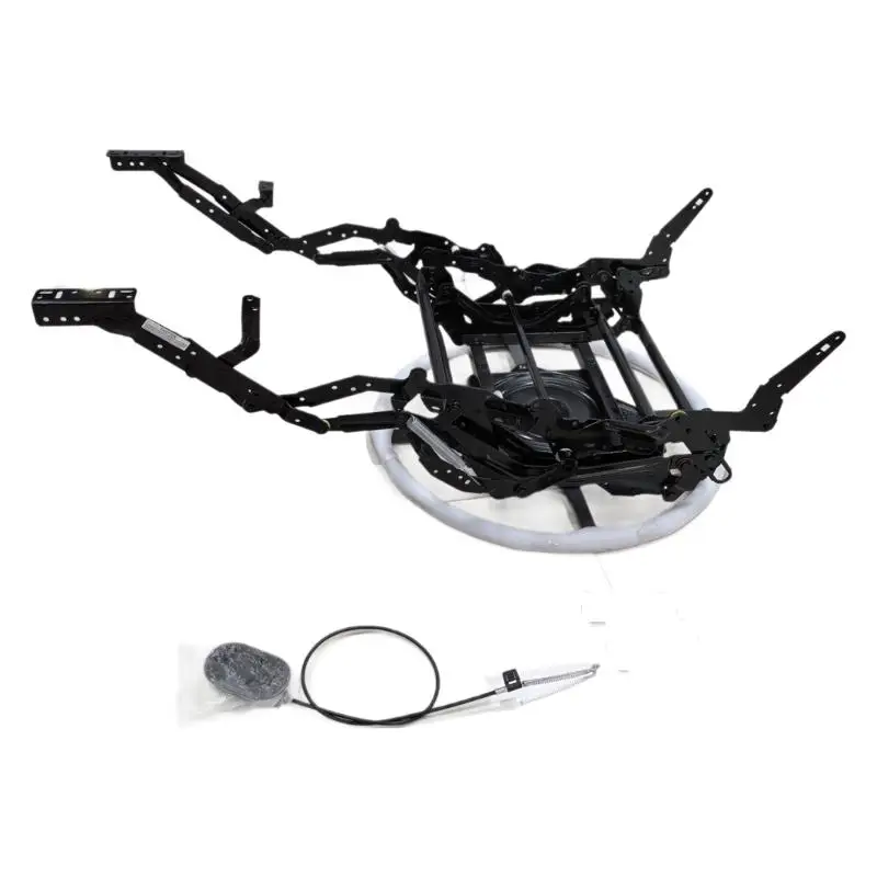 With rocking belt to turn manual adjustable 360 degree rotation function sofa chair iron frame caterpillar Internet celebrity