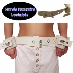 Heavy Duty Canvas Bondage Gear Kit Handcuffs Waist Breast Restraints Belts Lock Fur BDSM Set