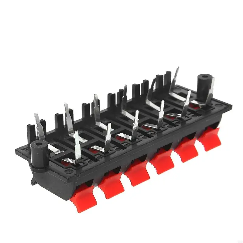 J1HD Khối đầu cuối loa bằng nhựa và kim loại có độ ồn thấp 50v 3A Thiết bị đầu cuối tải định mức Khối kháng chính xác