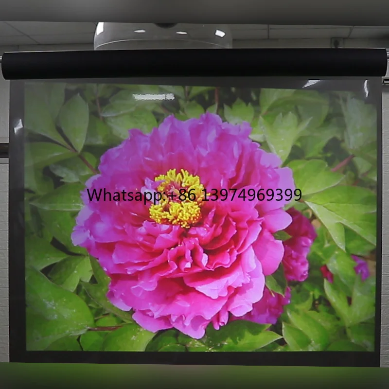 3D Hologram Film Advertising Projection Screen 1.52x10m Black Projection Screen Front Rear Projector Projection Screen