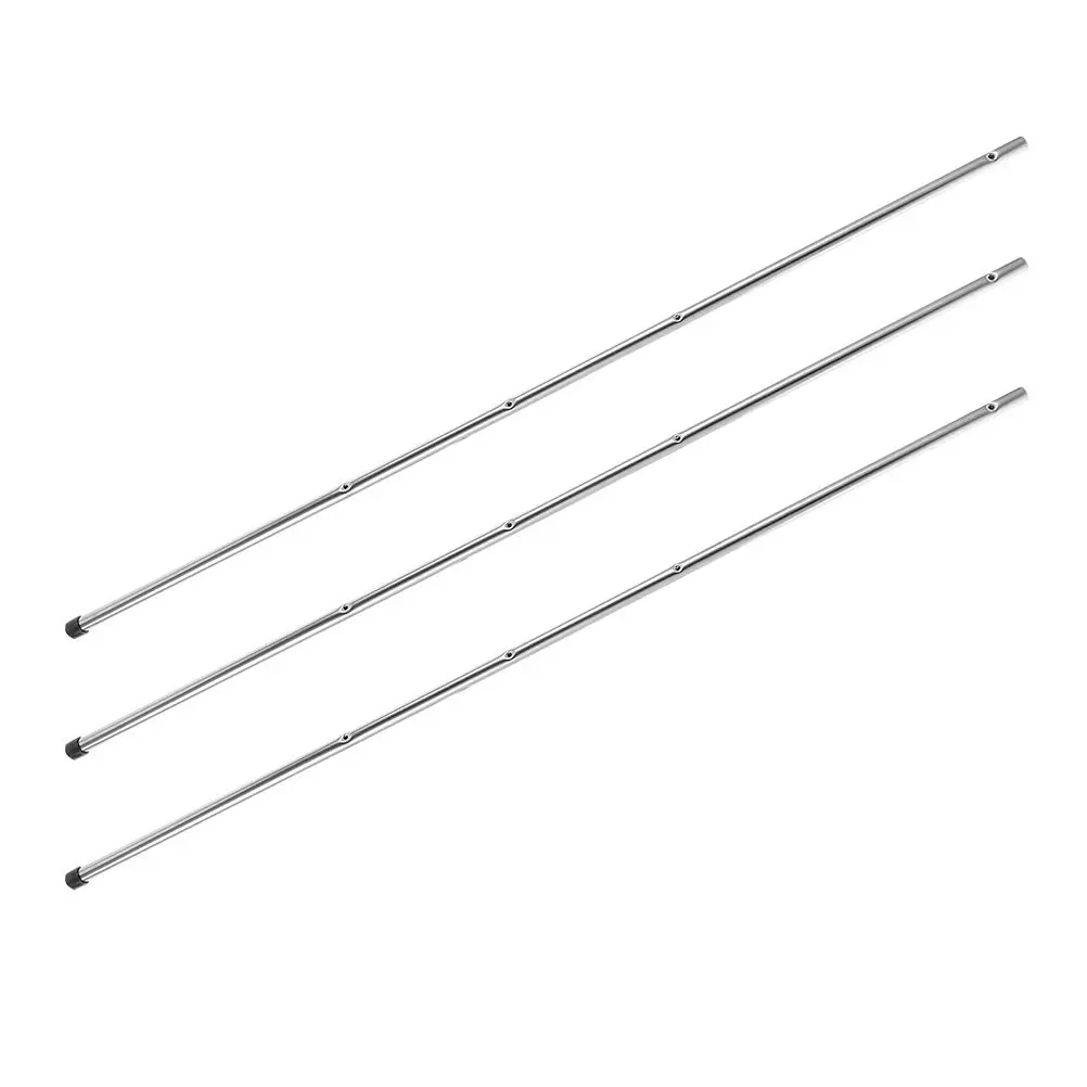 Table Soccer Rod Replacement Sturdy Iron Foosball Poles with Protective Caps Smooth Gameplay for Adults Kids Competitive