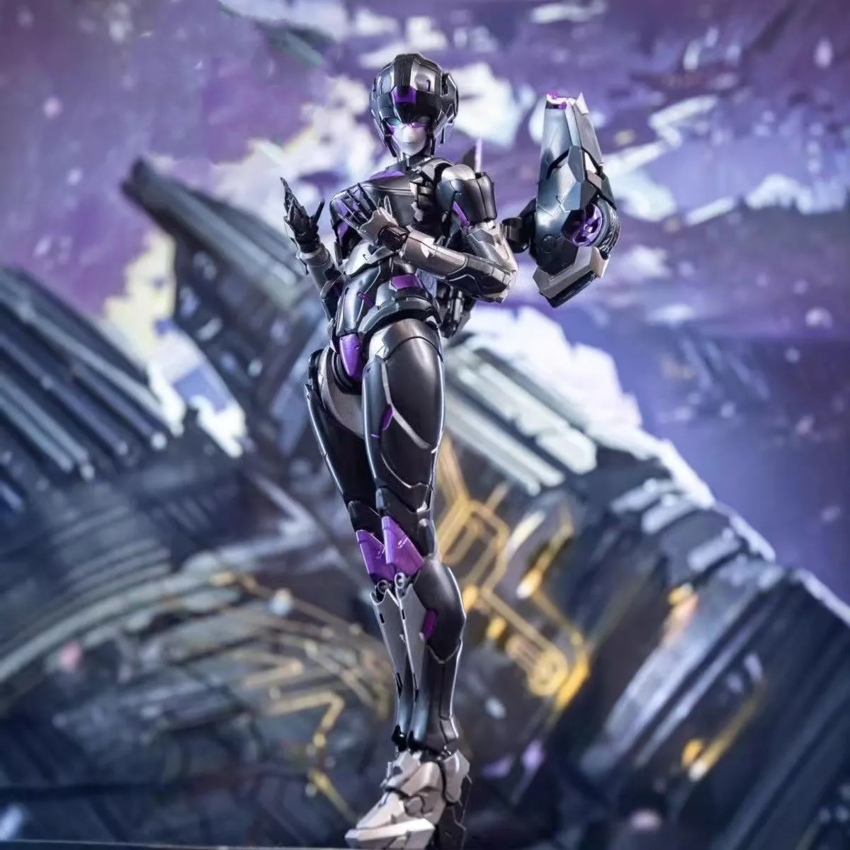 

Meili Infinity Transformation M66337 Charmaine Skye Arcee KO RIOBOT Assembly Action Figure Toy