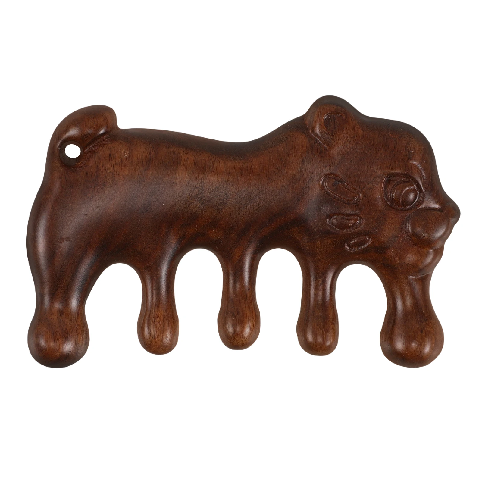 

Elegant 5- Wooden Massager Portable Hair Use Comfortable Scalp Massage Supply Relieves Fatigue Wood Design