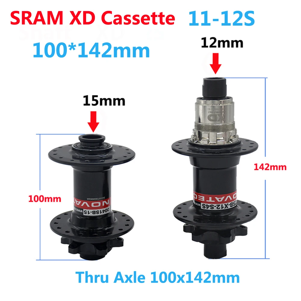 Novatec Hub XD Cassette BOOST 110*148mm CubeFree hub 11-12v For Sram XD 11s 12s Speed Mountain MTB Bike Hub 32Hole 100*142mm Cub