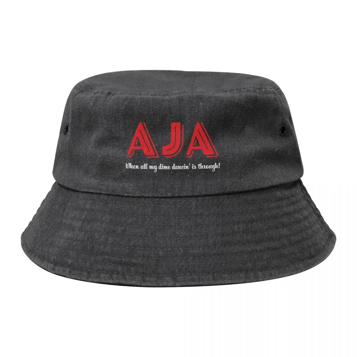 Steely Dan Aja Travel Ad (Inverted) Bucket Hat Sports Cap Horse Hat sun hat Man Women's