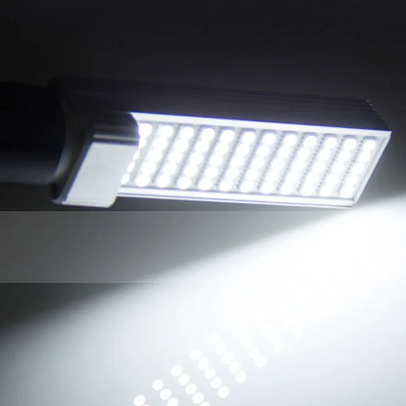 Imagem -06 - Plugue Horizontal da Lâmpada Led para Mesa e Mesa Milho pl Bulbo 5700 k 3000k 6000k 6500k 110v ac 220v E27 G24 5050 2700k Dia Branco Peças