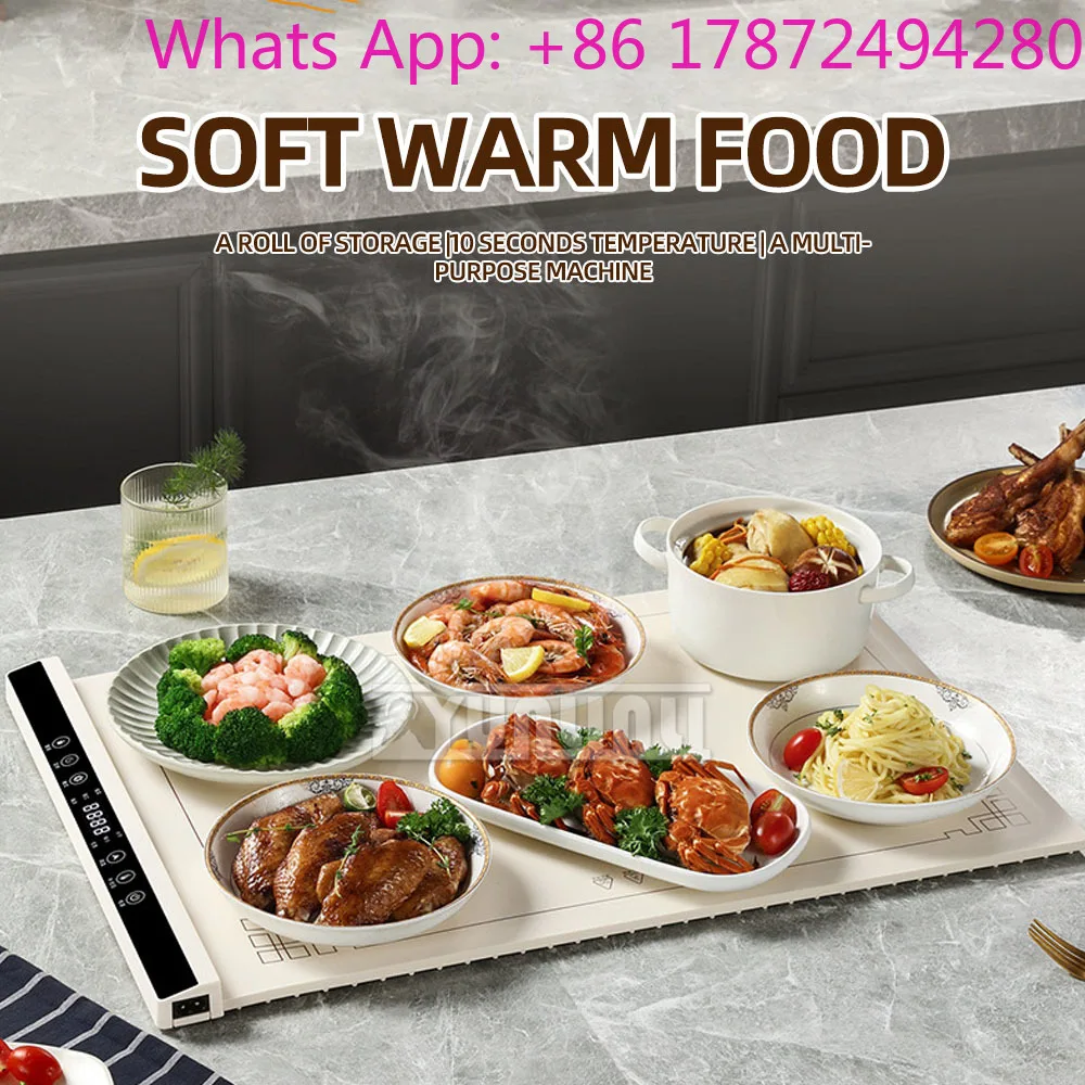 Kitchen Dishes Insulation Board Constant Temperature Household Food Heating Machine Folding Vegetable Warm Heat Machine