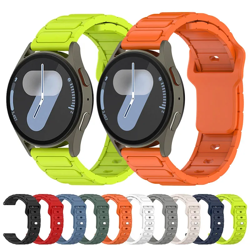 Correa de silicona de 20mm y 22mm para Samsung Galaxy Watch 7 FE 6 5 4 para Huawei GT5 GT4 3 GT2 pro, pulsera para Garmin Vivoactive 4