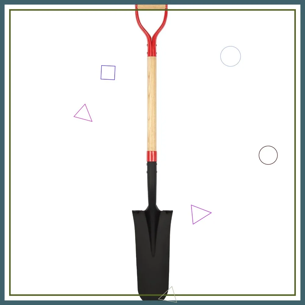 

Heavy Duty Digging Shovel with D-Handle, 45 Inch Garden Trench Tool for Professional Gardening