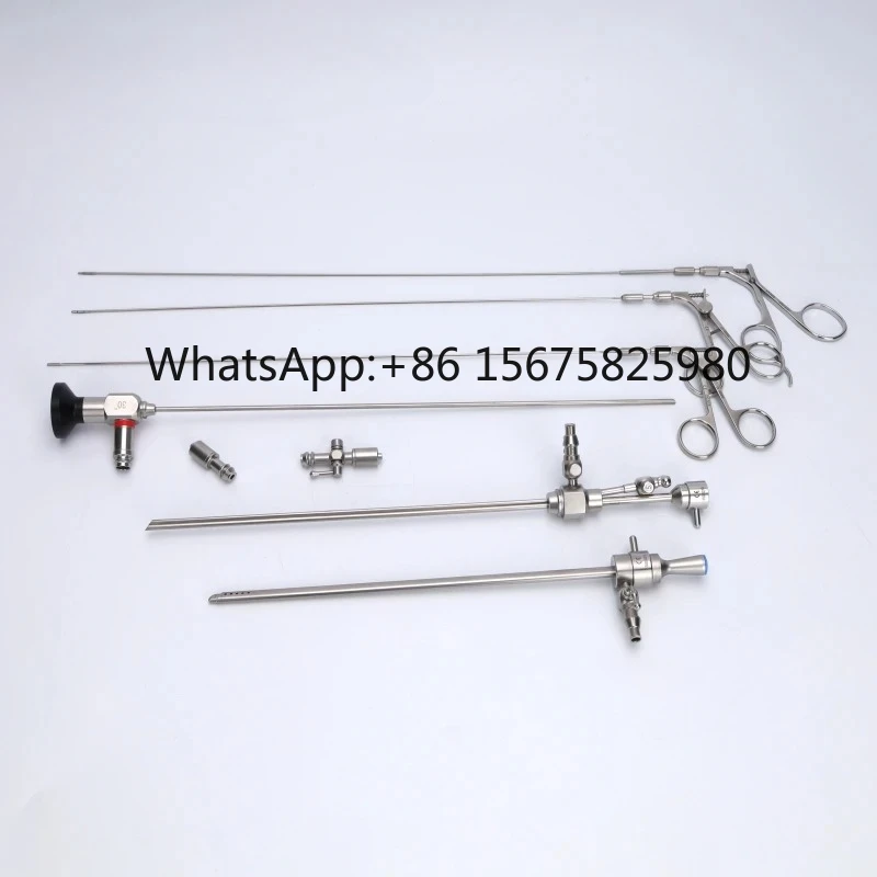 Rigid Hysteroscope Set 30° 4×302mm With Sheath & Working Element Gynecology Endoscope Instruments