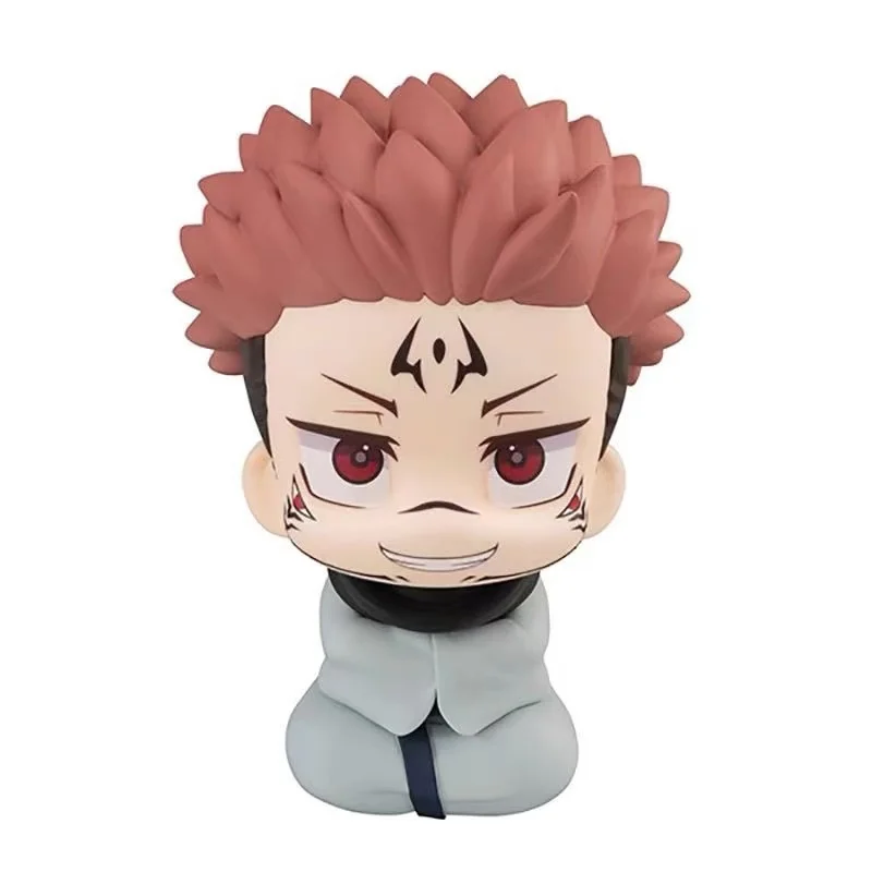 10cm Anime Jujutsu Kaisen Figurine Figure Gk Sukuna Sitting PVC Collection Statue Model Toys Gifts