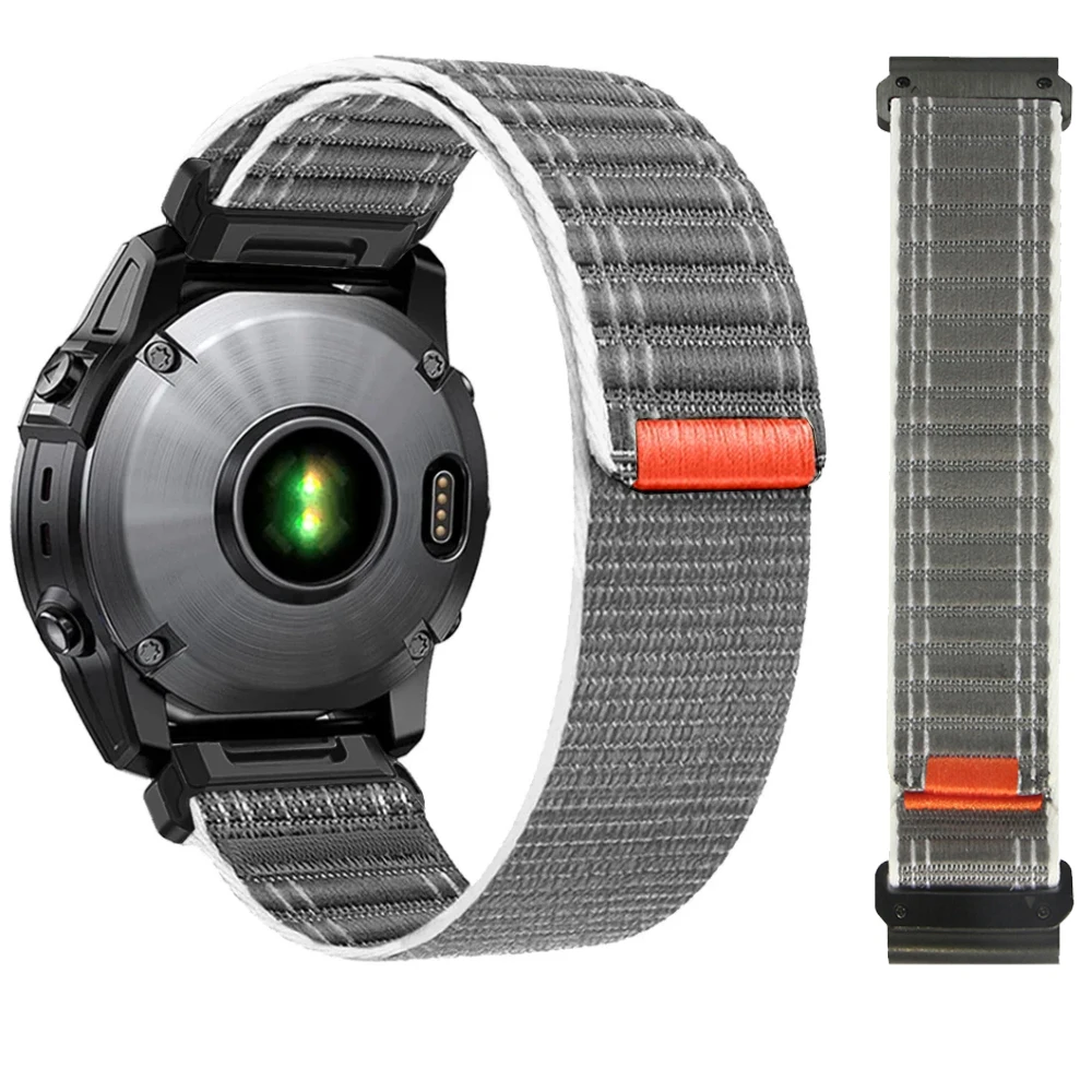 

26mm 22mm Quick Fit Band For Garmin Fenix 8 7 Pro 7S 6X 6 GPS 5Plus Venu 3 Tactix 7 Nylon loop bracelet correa Fenix 8 7X Strap
