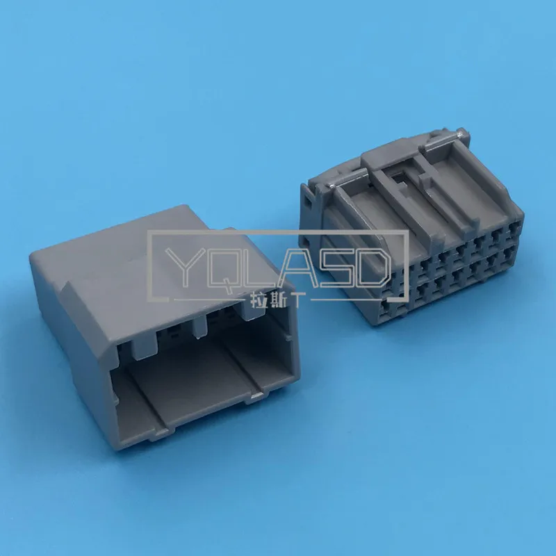 

1 Set 16 Way Auto Male Female Wiring Plastic Housing Unsealed Socket AC Assembly MG611332 Car Plug