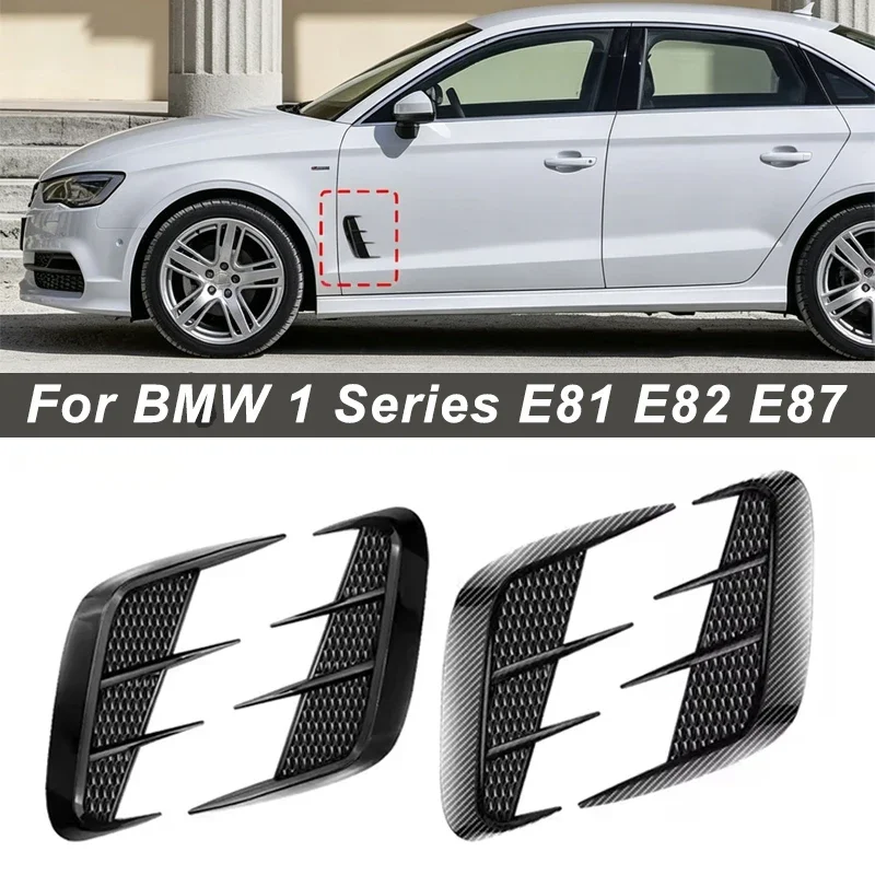 Shark Gills Side Fender Sticker Simulation Air Intake Trim For BMW 1 Series E81 E82 E87 E88 F20 F21 F40 Body Accessories