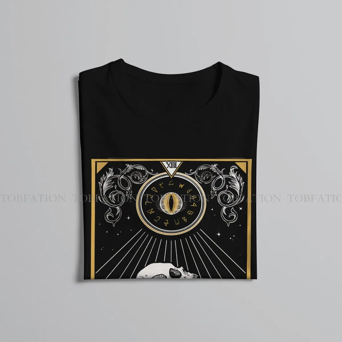 DND Warlock Tarot Tshirt Homme Men Tees 4XL 5XL 6XL 100% Cotton T Shirt