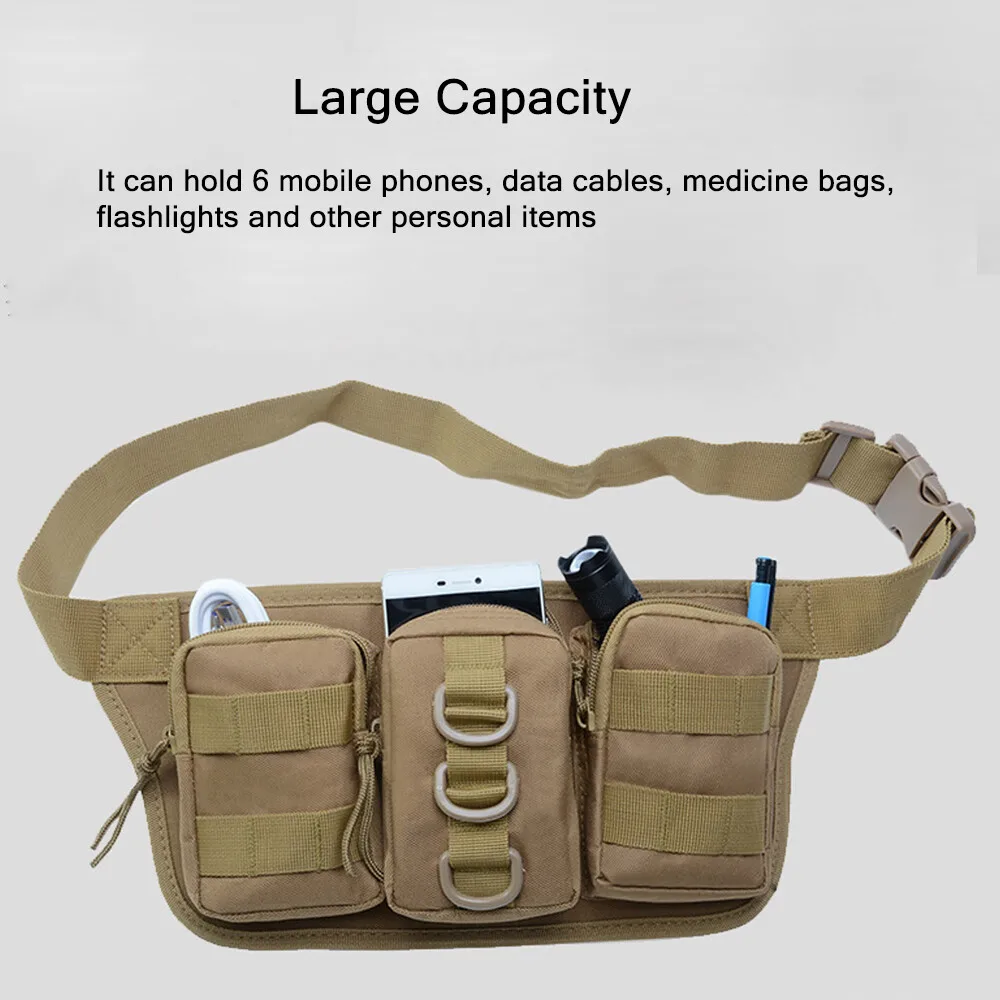 전술 Molle 숄더 백 방수 허리 가방 슬링 팩 남성 여성 Molle 숄더 팩 전술 Versipack