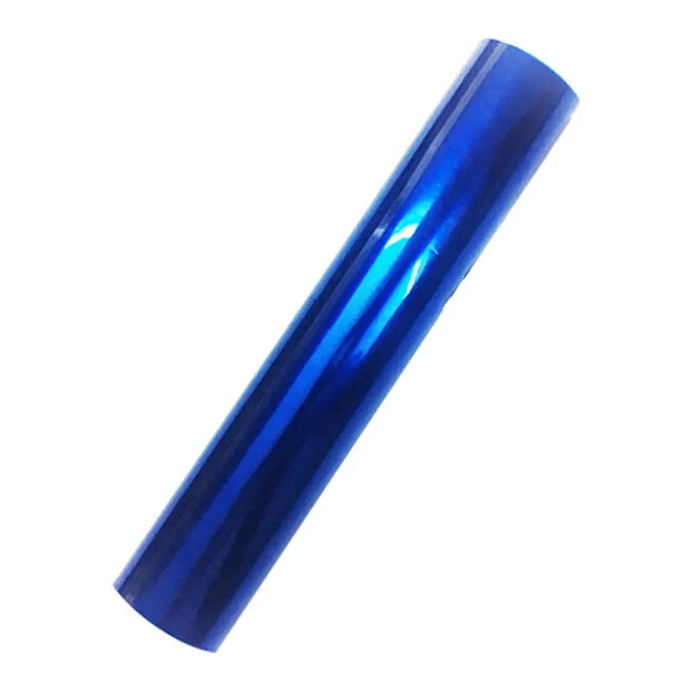 Vinyl Film Overlay Wrap Sheet With Blue Tint For Headlight Fog Light Side Marker Light Tail Light And Windshield Use