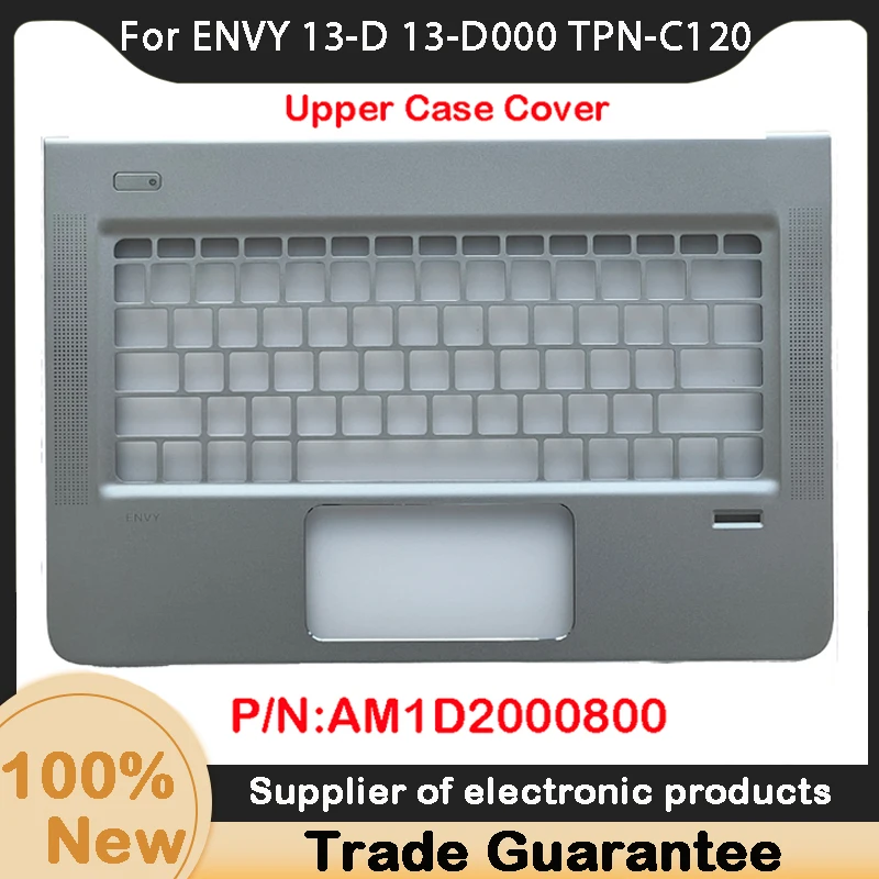 New For HP ENVY 13-D 13-D000 TPN-C120 Series Silver Laptop Upper Case Palmrest Cover AM1D2000800