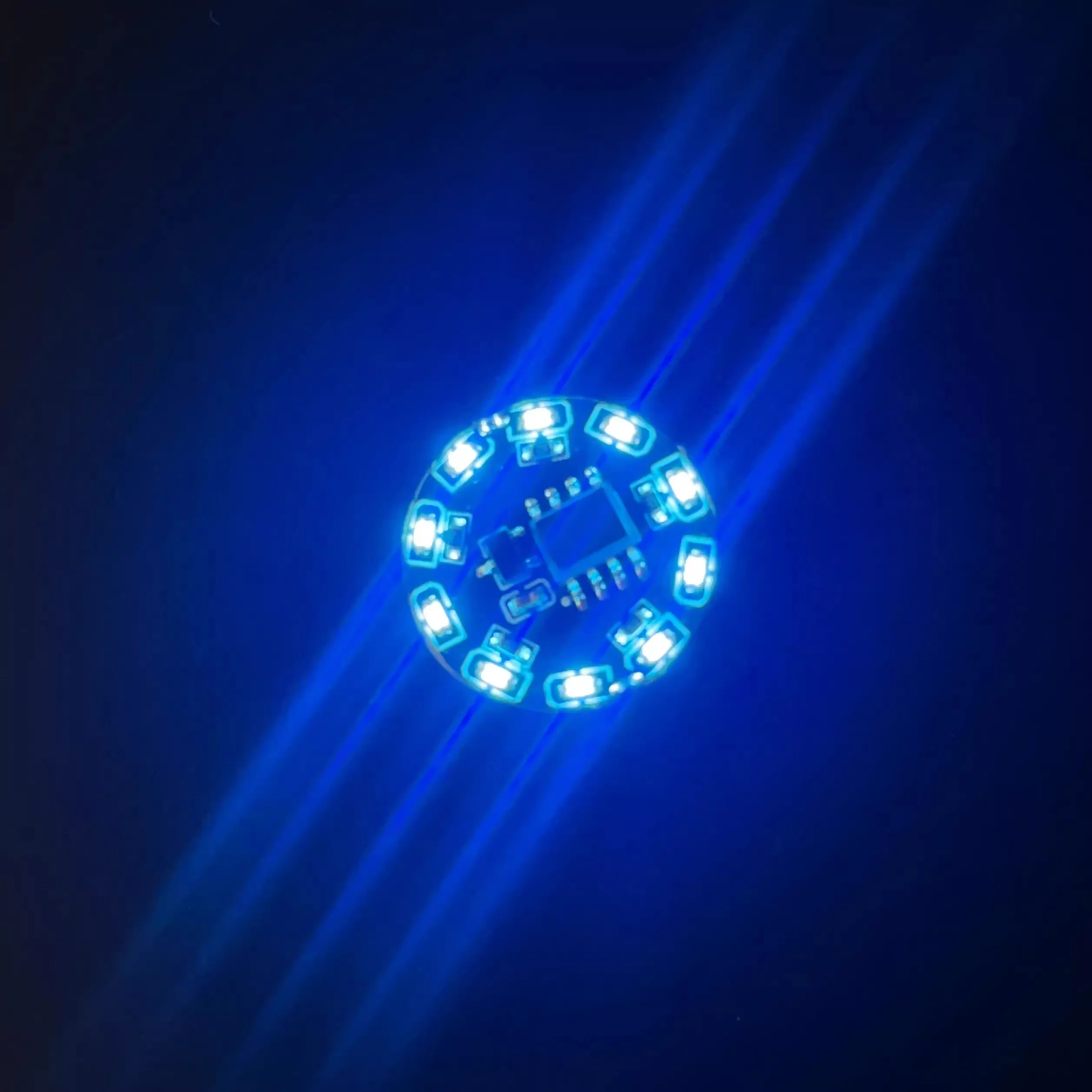 2pcs/5pcs Magnetic Control Flow Led Lamp Cool Light 16Modes Diy Model Making for Robots With Batteries