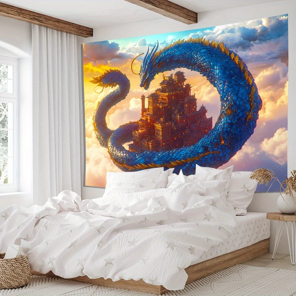 celestial-dragon-tapestry-ancient-castle-clouds-detailed-artwork-mythical-elements-for-fantasy-and-inspiring-home-decor