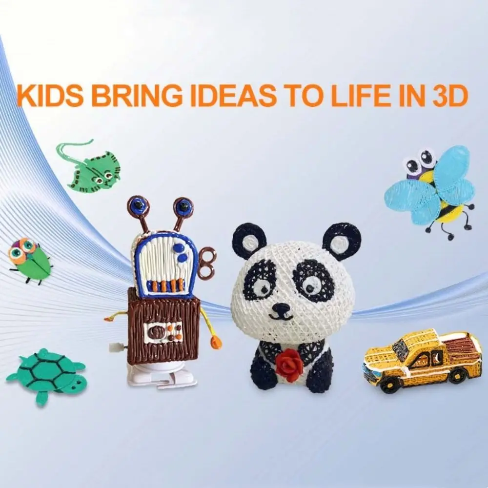 

Низкотемпературная ручка для 3D-печати, нить, материал PCL, ручка для рисования, 3D-ручка, замена стержня, расходные материалы 2,5 мм, сменный блок для 3D-печати