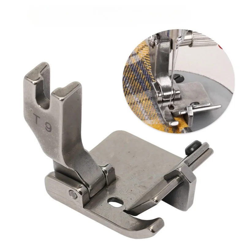 T9/F99 Adjustable Multifunctional Presser Foot Hemming Folded Rolling Edge Guide Feet Of Flat Car Industrial Sewing Machine Part