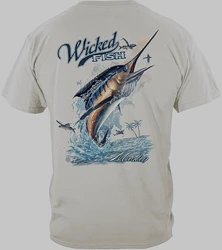 Unique Marlin Graphic Fashion Fishing Fisherman Angler Gift T-Shirt. Summer Cotton O-Neck Short Sleeve Mens T Shirt New S-3XL