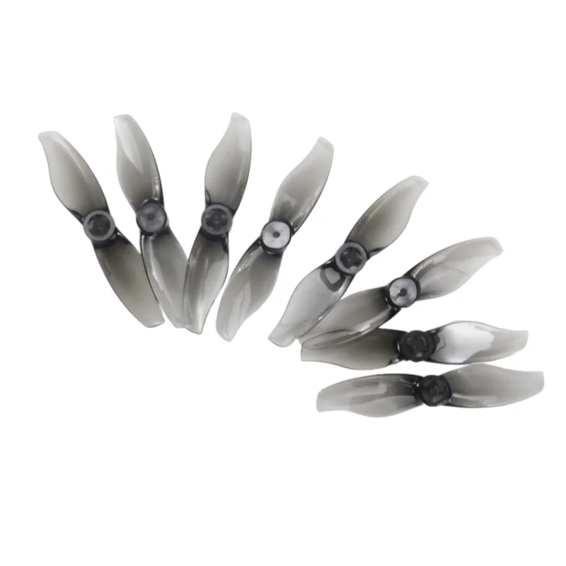 허리케인 2X1.5 2-블레이드 PC 프로펠러 RC FPV 프리스타일 2인치 투스픽 드론 DIY 부품 4쌍 GEMFAN 2015 4쌍 1.5mm 그레이