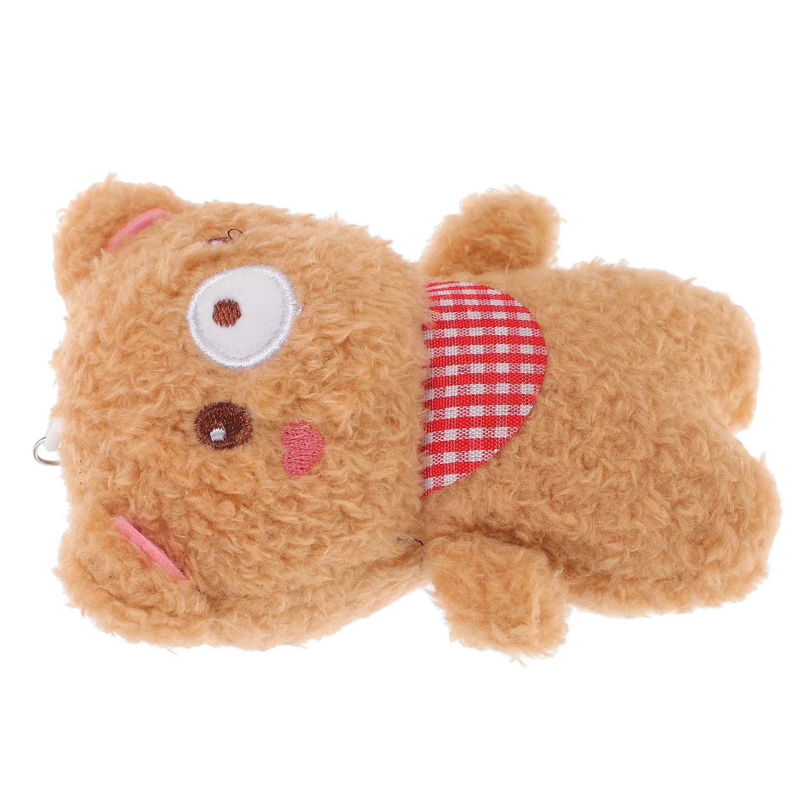 

Cute Bear Shape Key Chain Decorative Bag Pendant for Keys Backpack Handbag Charm Lightweight Portable Animal Key Ring