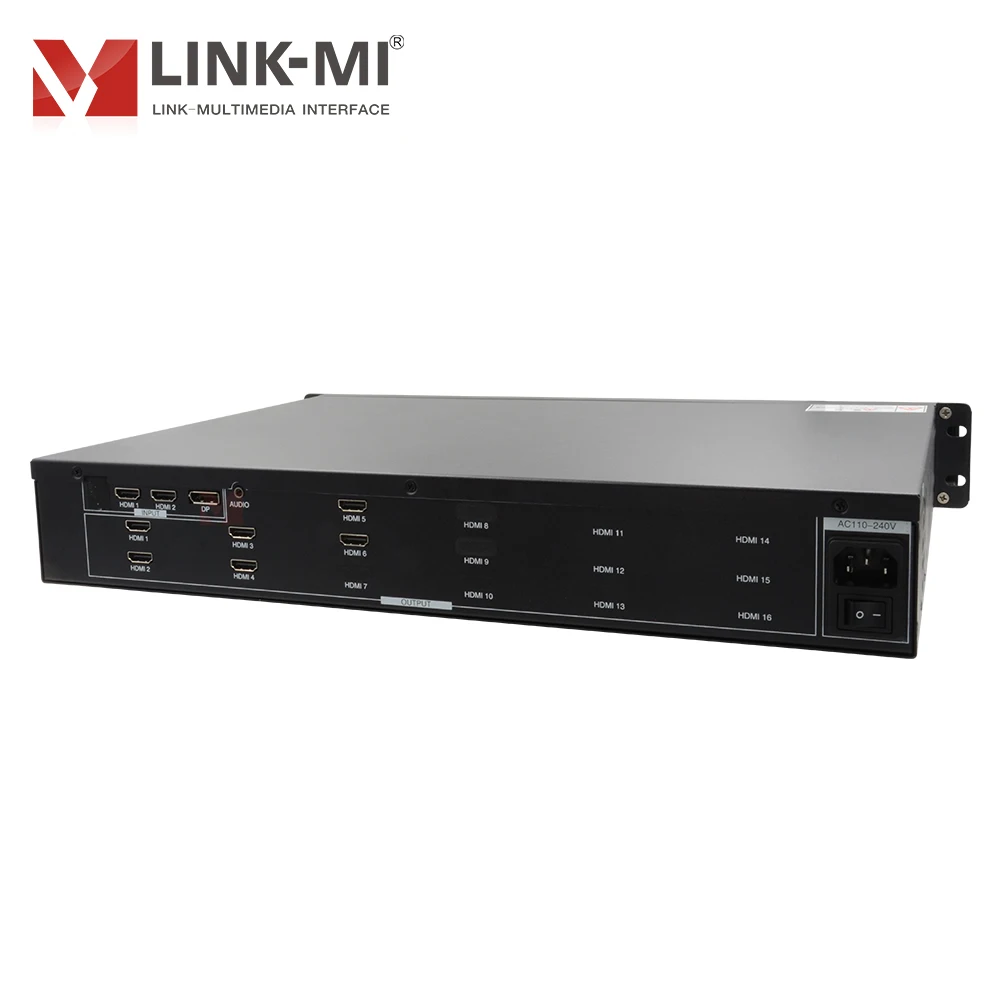 Controller da parete video HDMI 2x3 4K a 60 Hz, uscita 6xHDMI, PIP, rotazione, telecomando Processore da parete video HDCP2.2