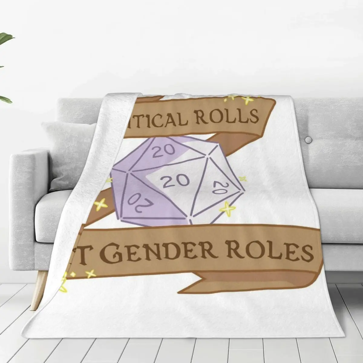 Critical Rolls Not Gender Roles Four Seasons Universal Blanket Campsites Can Be Laid Father's Day Gift