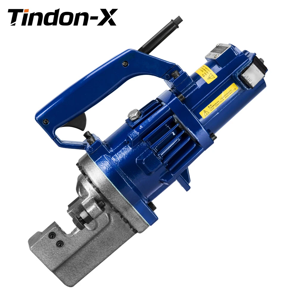 TINDON-X RC-16 Портативный гидравлический резак арматуры 1300 Вт, станок для резки стальных стержней 4-16 мм, 110 В/220 В, портативный для строительства