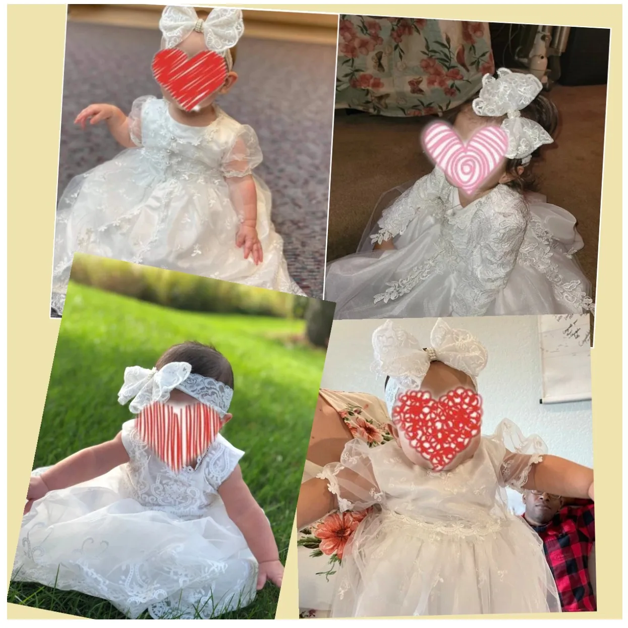 Vestidos de bautismo de manga larga Vintage para niñas, fiesta de cumpleaños de primer año, boda, bautizo, ropa infantil para bebés