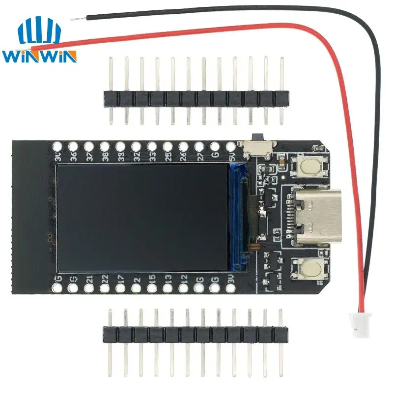 T-Display ESP32 WiFi And Bluetooth-Compatible Module Development Board 4MB  1.14 Inch LCD Control Board