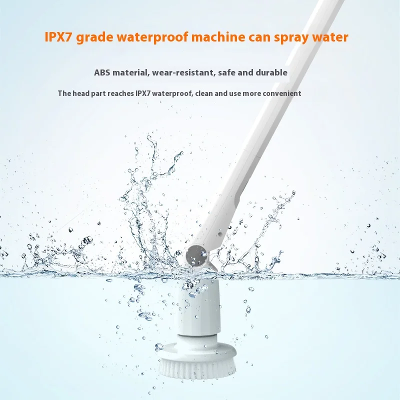

Good Dad Multi-Functional Wireless Electric Cleaning Brush Modern Design Plastic Kitchen & Bathroom Floor Waxing & Stain Cleaner