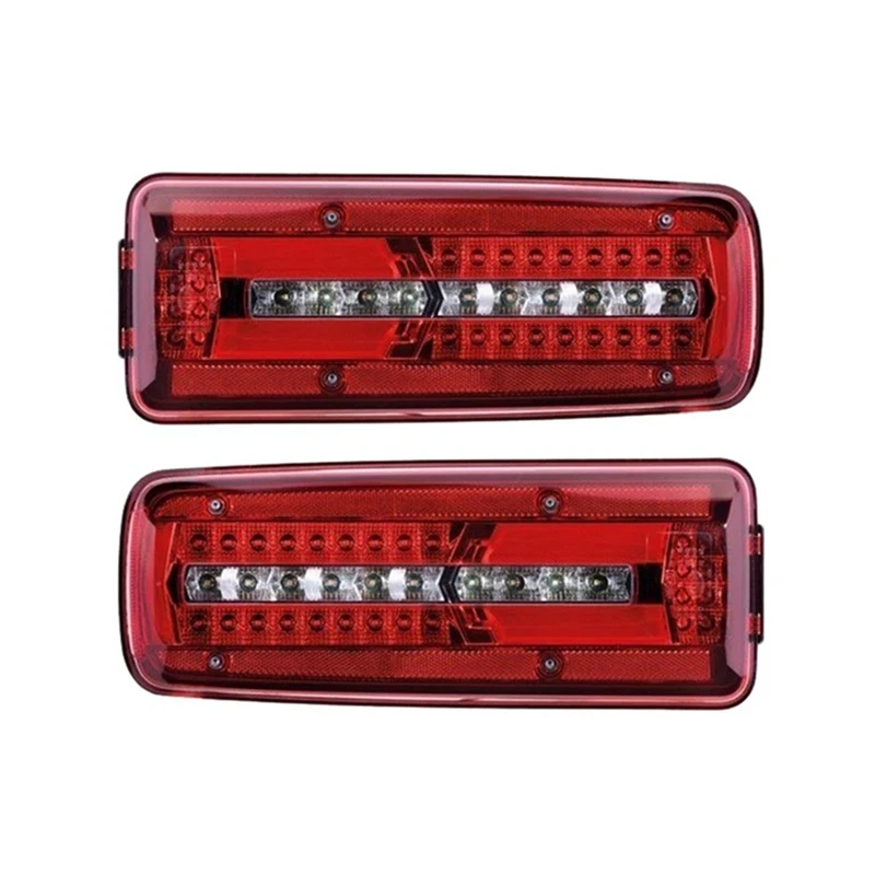 1 Pair LED Truck Left Rear Bumper Tail Light Brake Signal Light For MAN TGX TGS TGL TGM 81252256563 81252256562