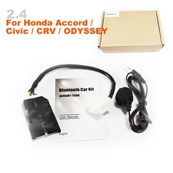 Car Bluetooth 5.0 Kit 12V AUX Interface Bluetooth Wheel Control Adapter Fits For Honda Accord 2.4 / Civic / CRV With Microphone