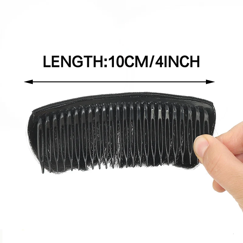 Synthetic Hair Bun Invisible Comb Wig Clip Styling Adds Women\'s Hair Volume Hair Pads Women\'s Simple Monochrome Hair Accessories