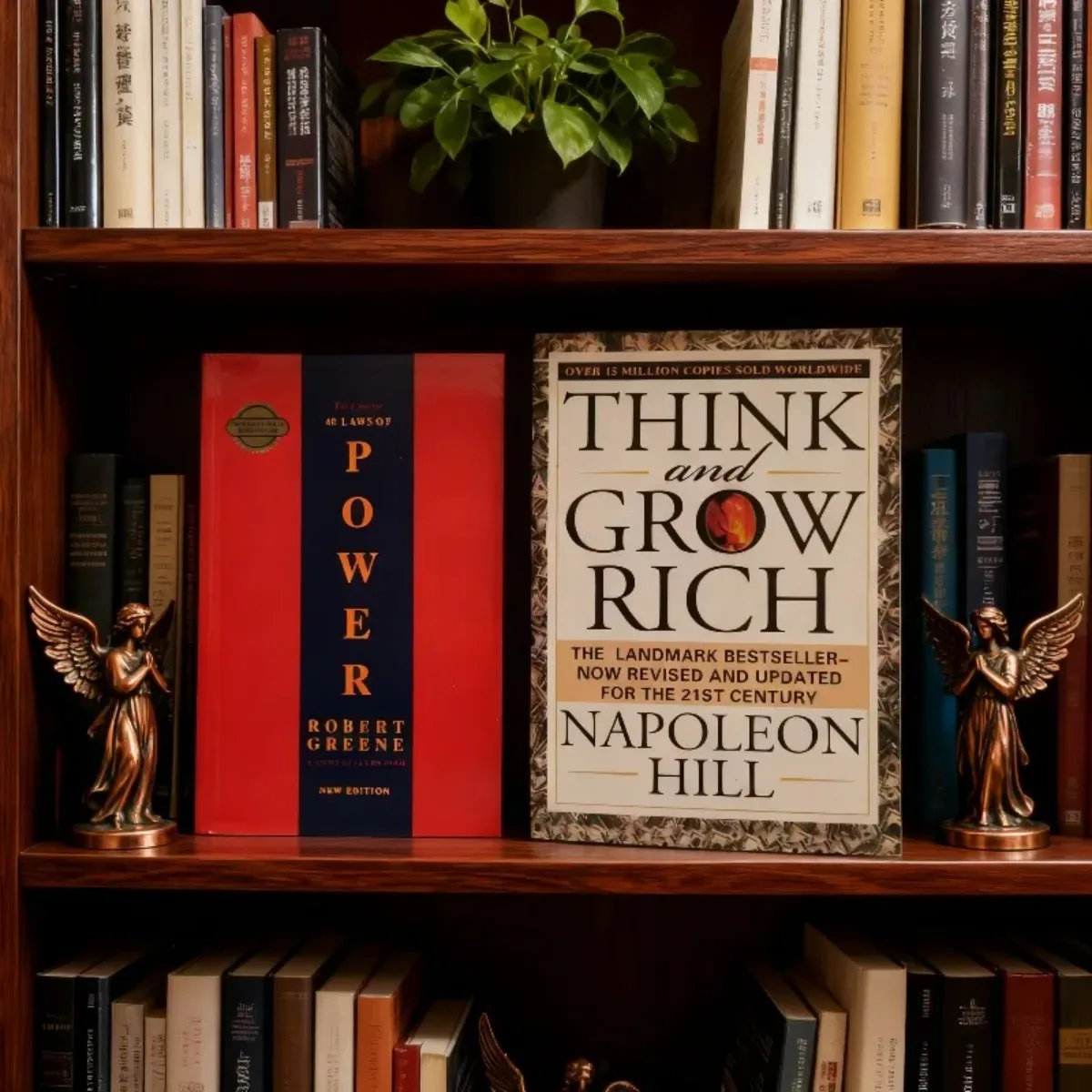 《قانون القوة الـ 48》+ 《فكك ونمو غني》 مجموعة كتبان - الهيمنة العقلية وإنشاء الثروة: رمز إتقان النجاح القصوى