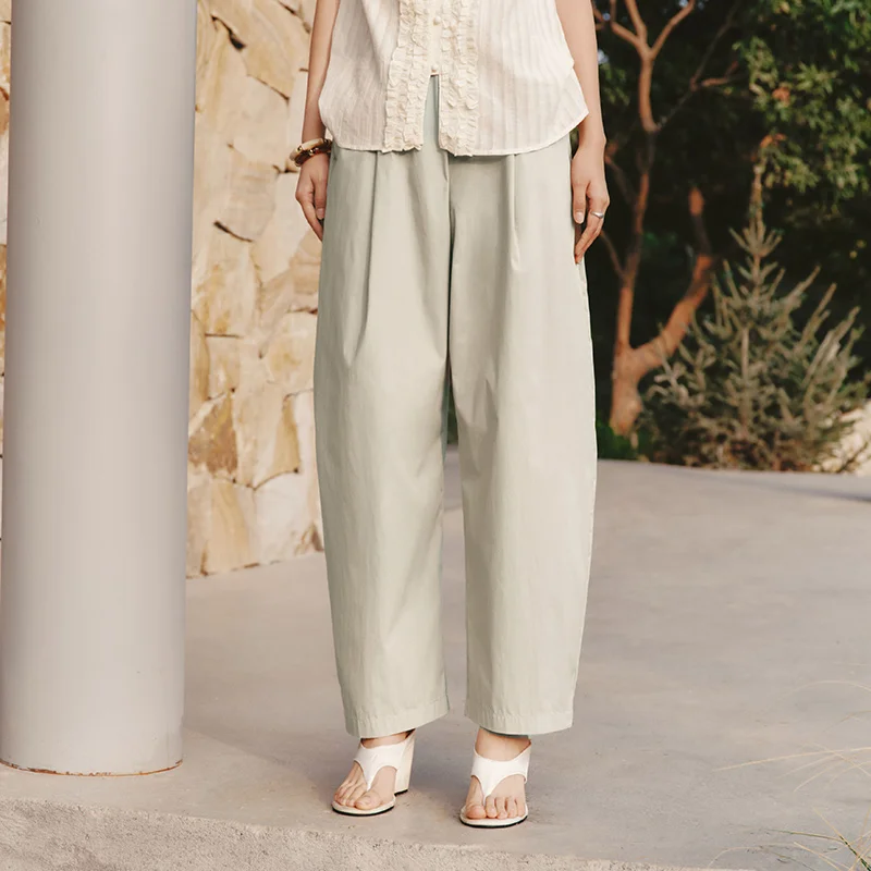 Semir Women's High Waist Wide Leg Pants, Summer Casual