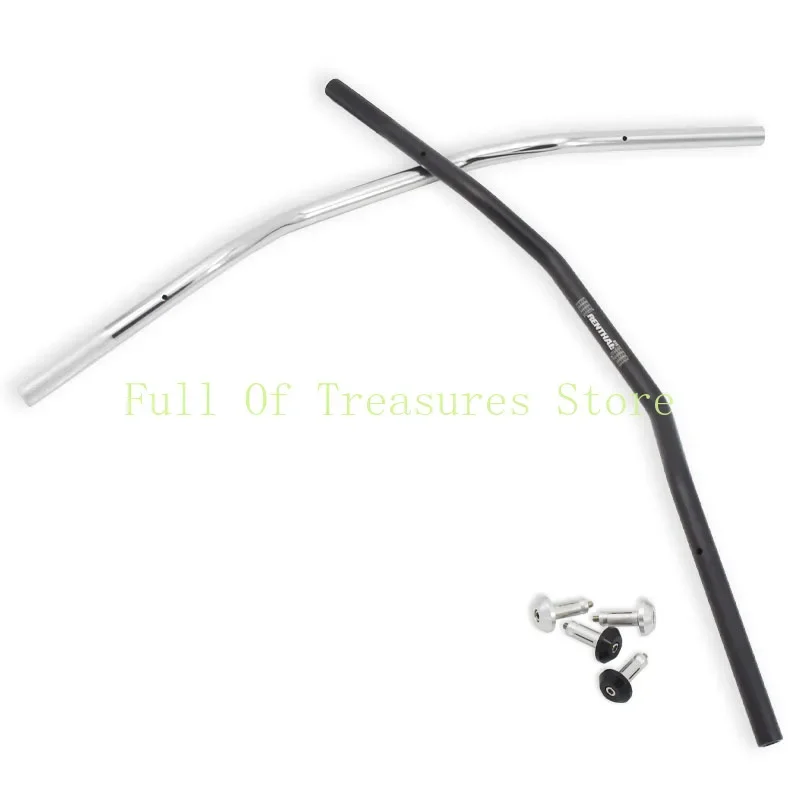 810mm 22MM Universal Vintage Motorcycle Aluminum Alloy Handlebar with 14mm Balance Block Tubes