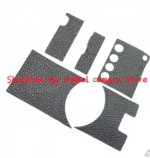 

New X100V Body Rubber set Front Hand Grip Cover and Side Left Leather + Adhesive Tape For Fujifilm Fuji X100 mark V M5 Camera