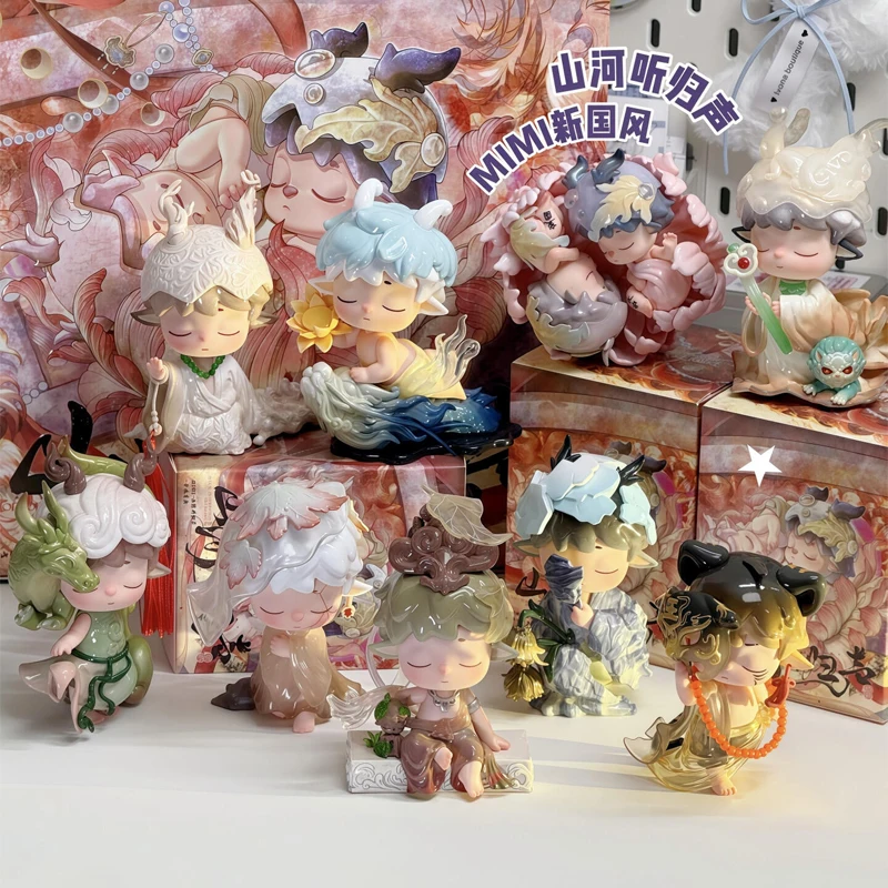 Mimi Echoes Of Mountains And Rivers Series Blind Box Toy Cute Mimi