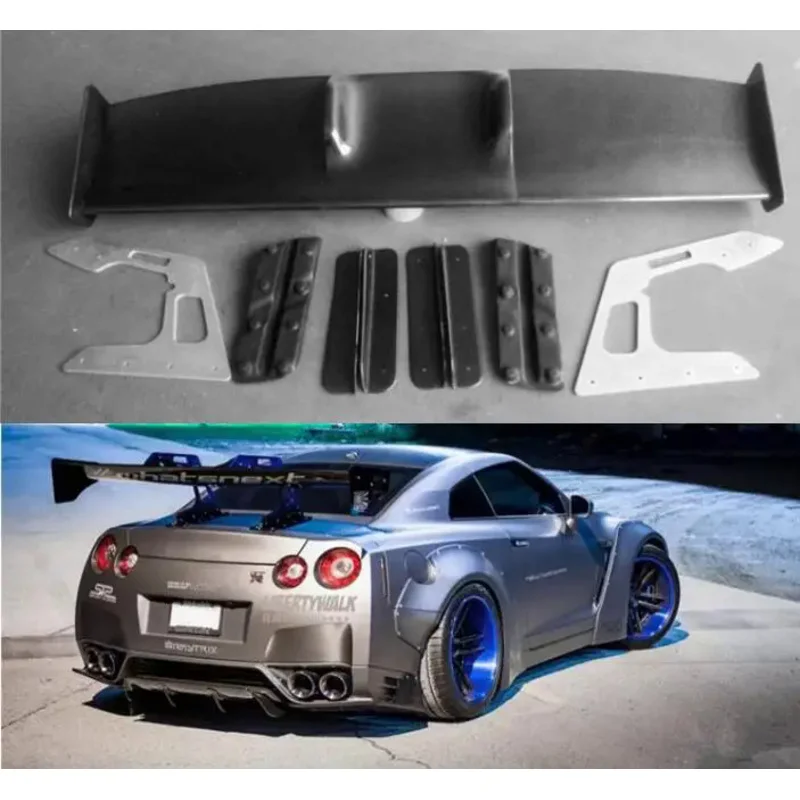 LB Real Carbon Fiber / FRP Car Rear Wing Trunk Lip Spoiler For Nissan GT-R GTR R35 2008 2009 2010 2011 2012 2013 2014 2015 2016