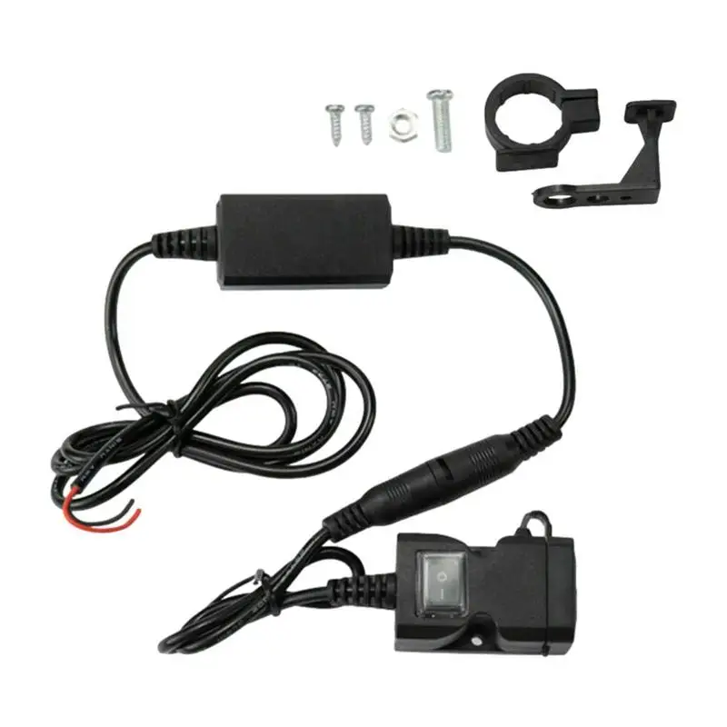 

Зарядное устройство для телефона Motobike с USB-адаптером, зарядное устройство для мотоцикла, защитное зарядное устройство для мотоцикла с двумя USB-портами для телефона