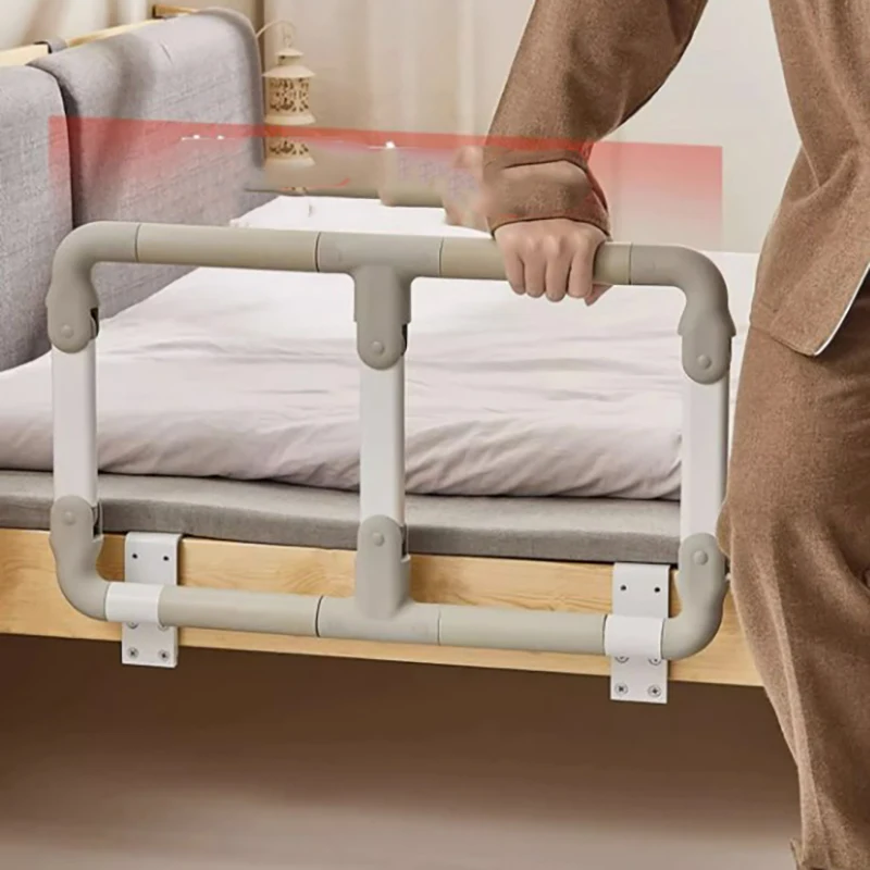 New Products Nursing Home Care Disability Elderly Senior Safety Bed Rail Handrail Hospital Bed Bed Handrails For Elderly