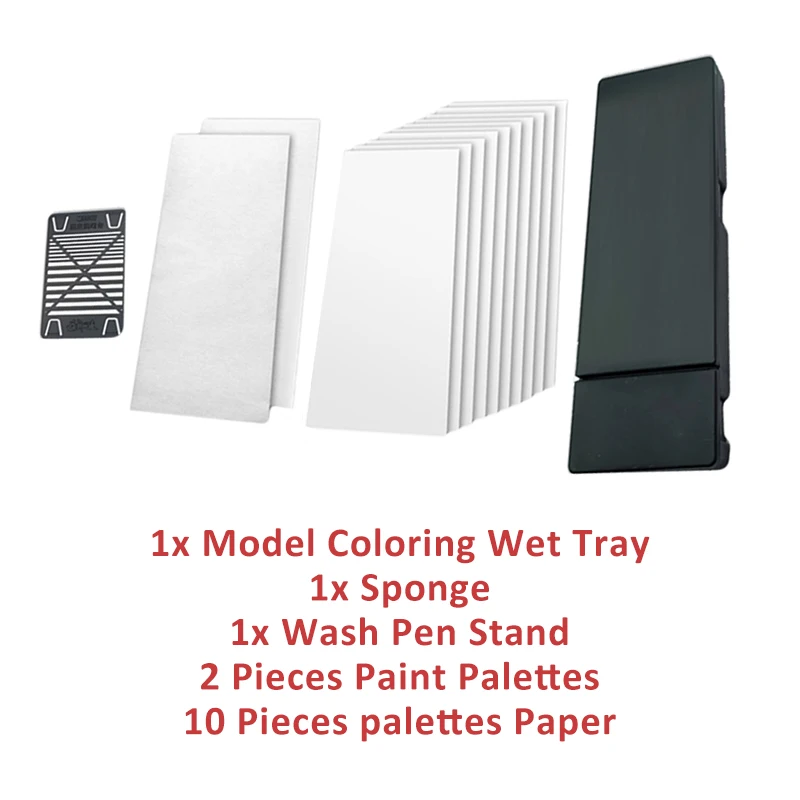 Model Coloring Wet Tray Keeps Wet Paint Fresh Wet palettes Paint palettes for Model Paint